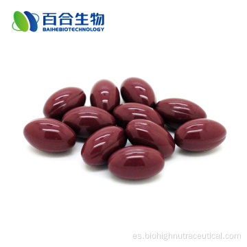 Softgel de arándano rojo saludable y vitamina E